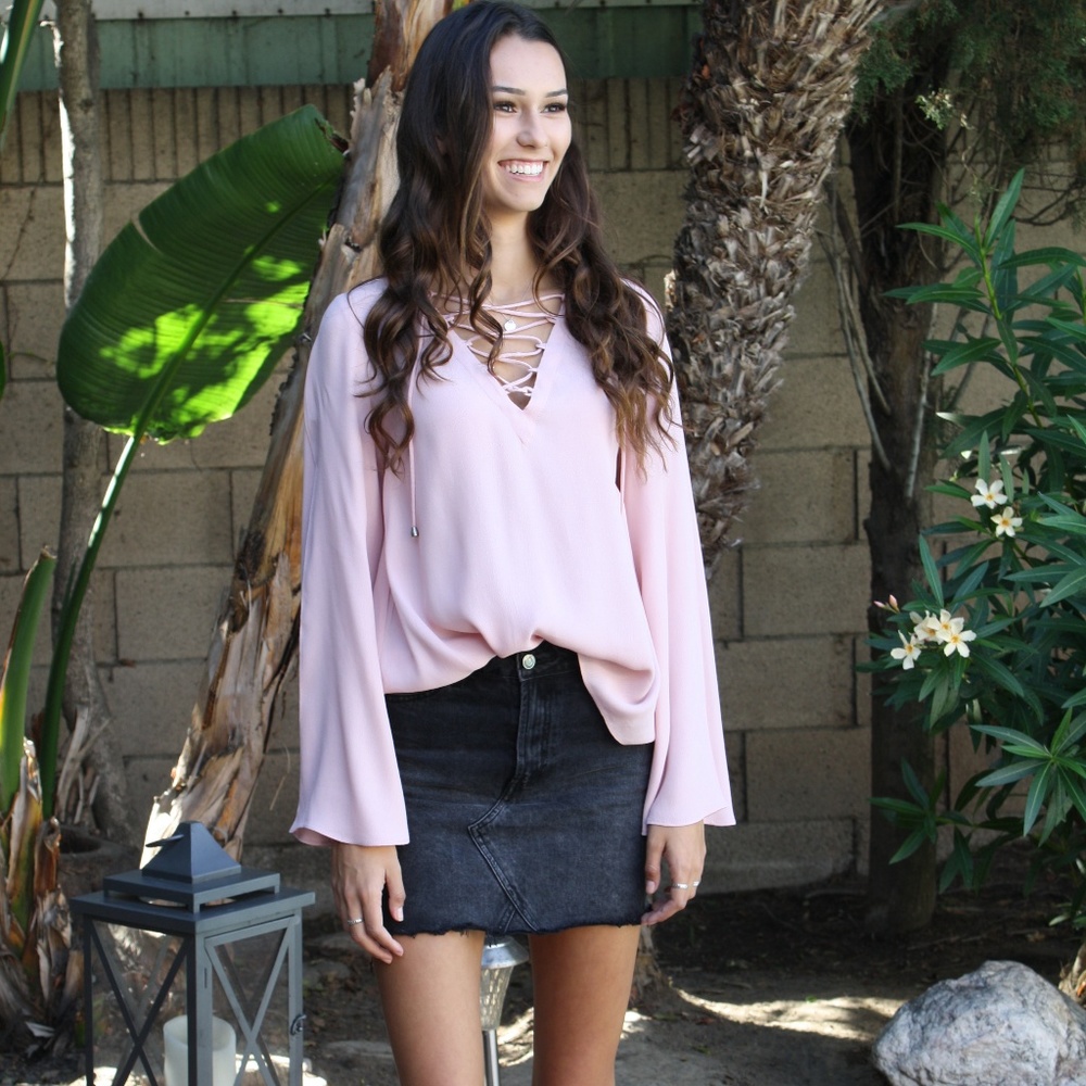 Tie up blouse